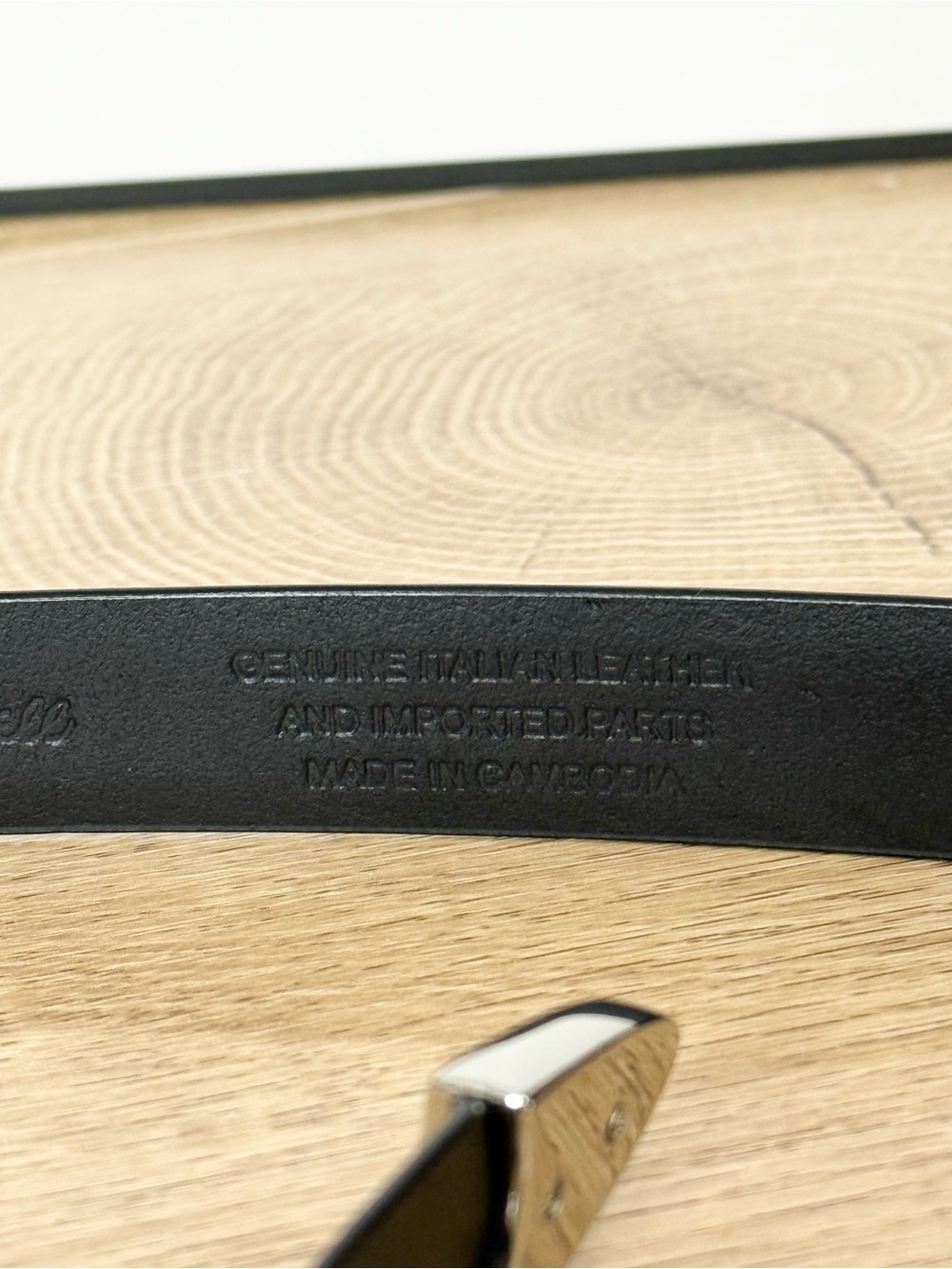 Madewell Triple Metal Keeper Leather Belt Size Medium - Picture 5 of 9